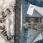 CHROME HEARTS X LEVI'S CROSS PATCH JEANS