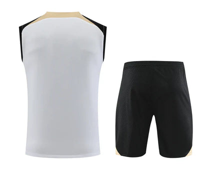 Kit de Treino Regata Chelsea 23/24 - Branco e Dourado