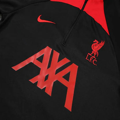 Conjunto Treino – Liverpool – Preto e Vermelho – 22/23