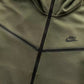 NIKE TECH FLEECE HOODIE x ARMY GREEN