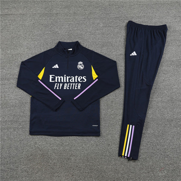 Conjunto Meio Ziper Real Madrid 23/24