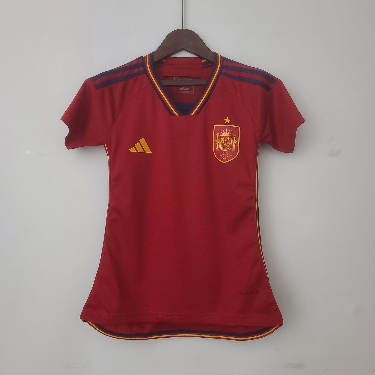 2022 Feminino Espanha Home Qatar Copa do Mundo