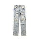 AMIRI MX1 PAINTER JEANS BLUE
