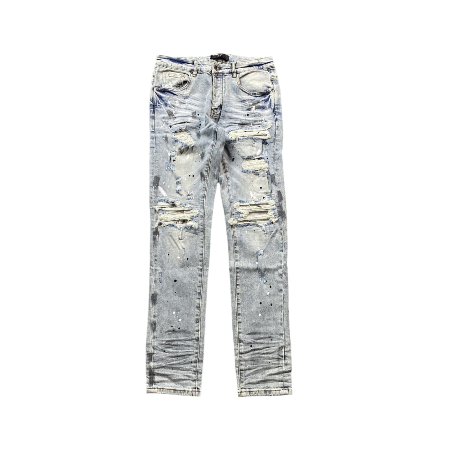 AMIRI MX1 PAINTER JEANS BLUE