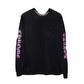 CHROME HEARTS PURPLE COLLAR LONGSLEEVE BLACK