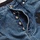 CHROME HEARTS 3 COLOR CROSS BLUE JEANS