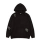 CHROME HEARTS BLACK CROSS PATCH HOODIE BLACK
