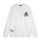 CHROME HEARTS COLORED CROSS HORSE SHOE LOGO SWEATSHIRT WHITE