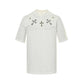 CHROME HEARTS CROSS PATCH COLLAR T-SHIRT WHITE