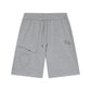 CHROME HEARTS HORSE SHOE LOGO SHORTS GREY