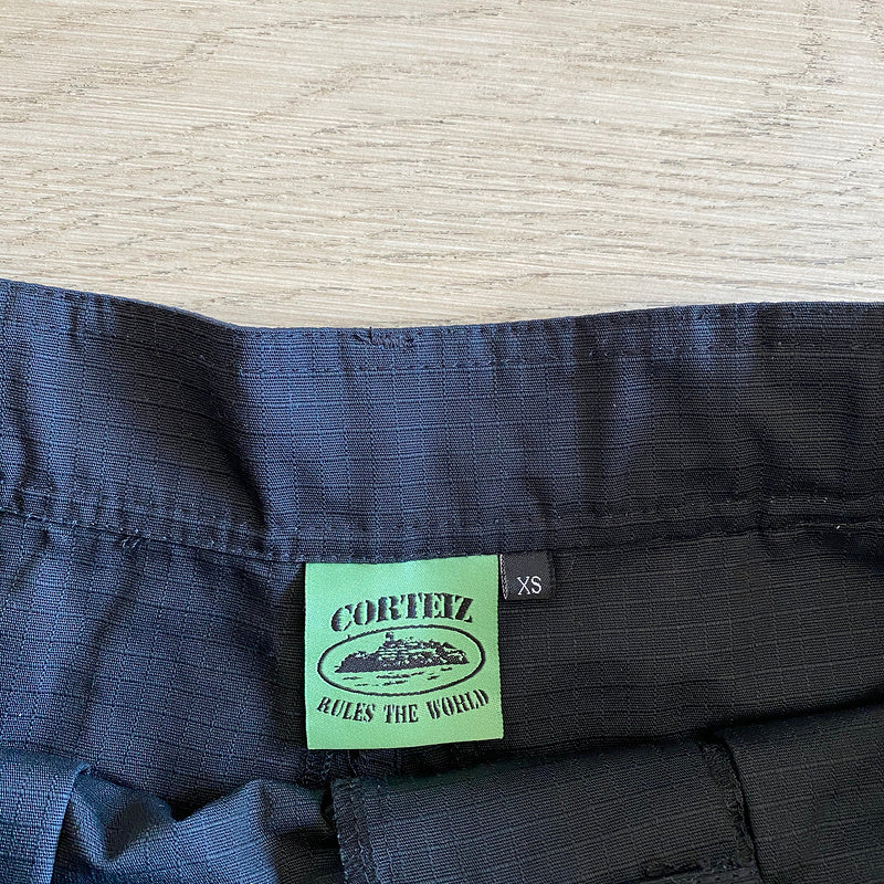CORTEIZ ALCATRAZ CARGO PANTS BLACK/GREEN
