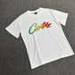 CORTEIZ ALLSTARZ T-SHIRT WHITE RASTA GRADIENT