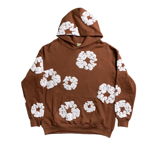 DENIM TEARS COTTON WREATH HOODIE BROWN