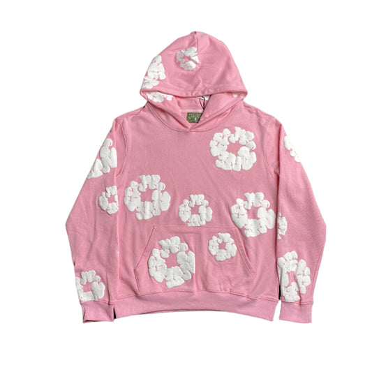 DENIM TEARS COTTON WREATH HOODIE PINK