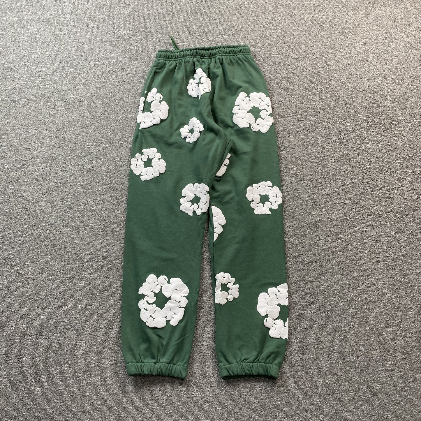 DENIM TEARS COTTON WREATH SWEATPANTS GREEN