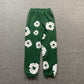 DENIM TEARS COTTON WREATH SWEATPANTS DARK GREEN