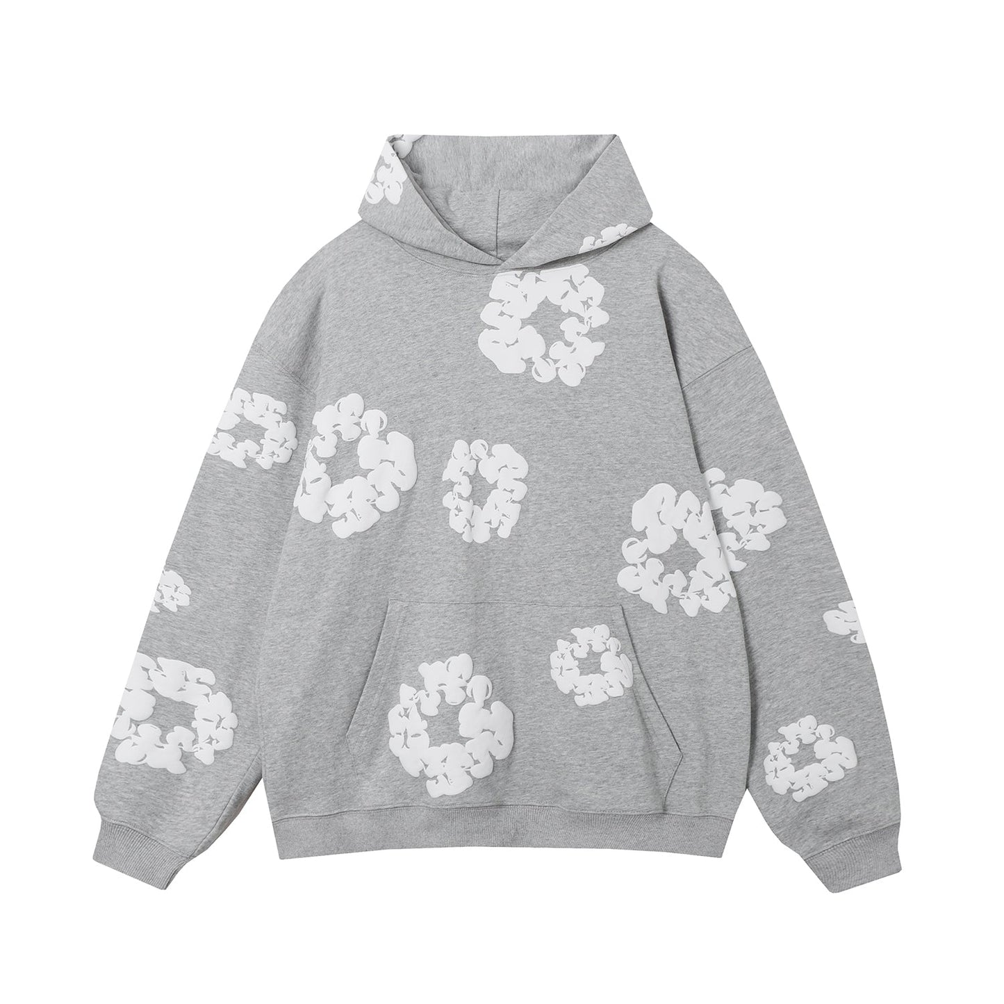 DENIM TEARS COTTON WREATH HOODIE GREY
