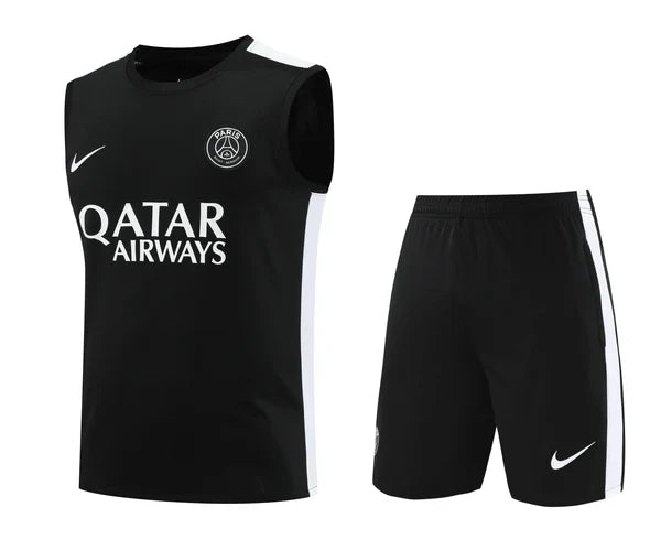 Kit de Treino Regata PSG 23/24 - Preto