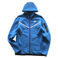 NIKE TECH FLEECE HOODIE x BLUE WHITE