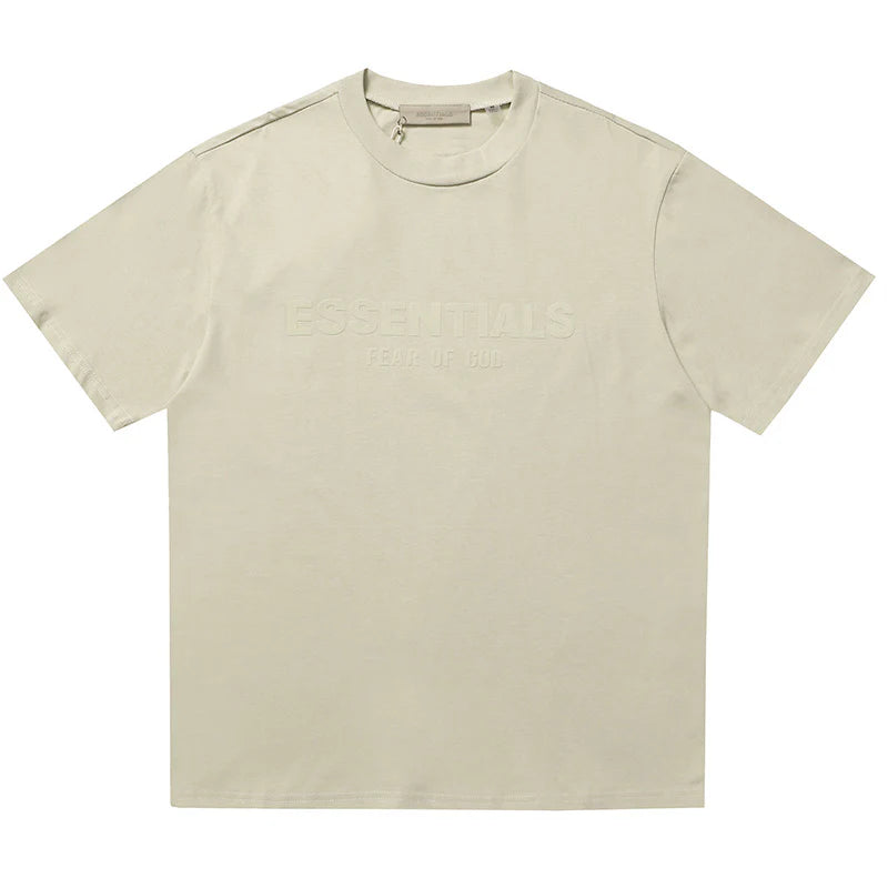 Fear Of God ESSENTIALS Logo T-Shirt Beige