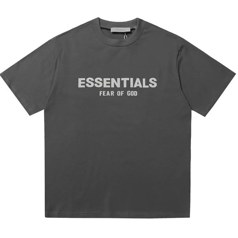 Fear Of God ESSENTIALS Logo T-Shirt Gray