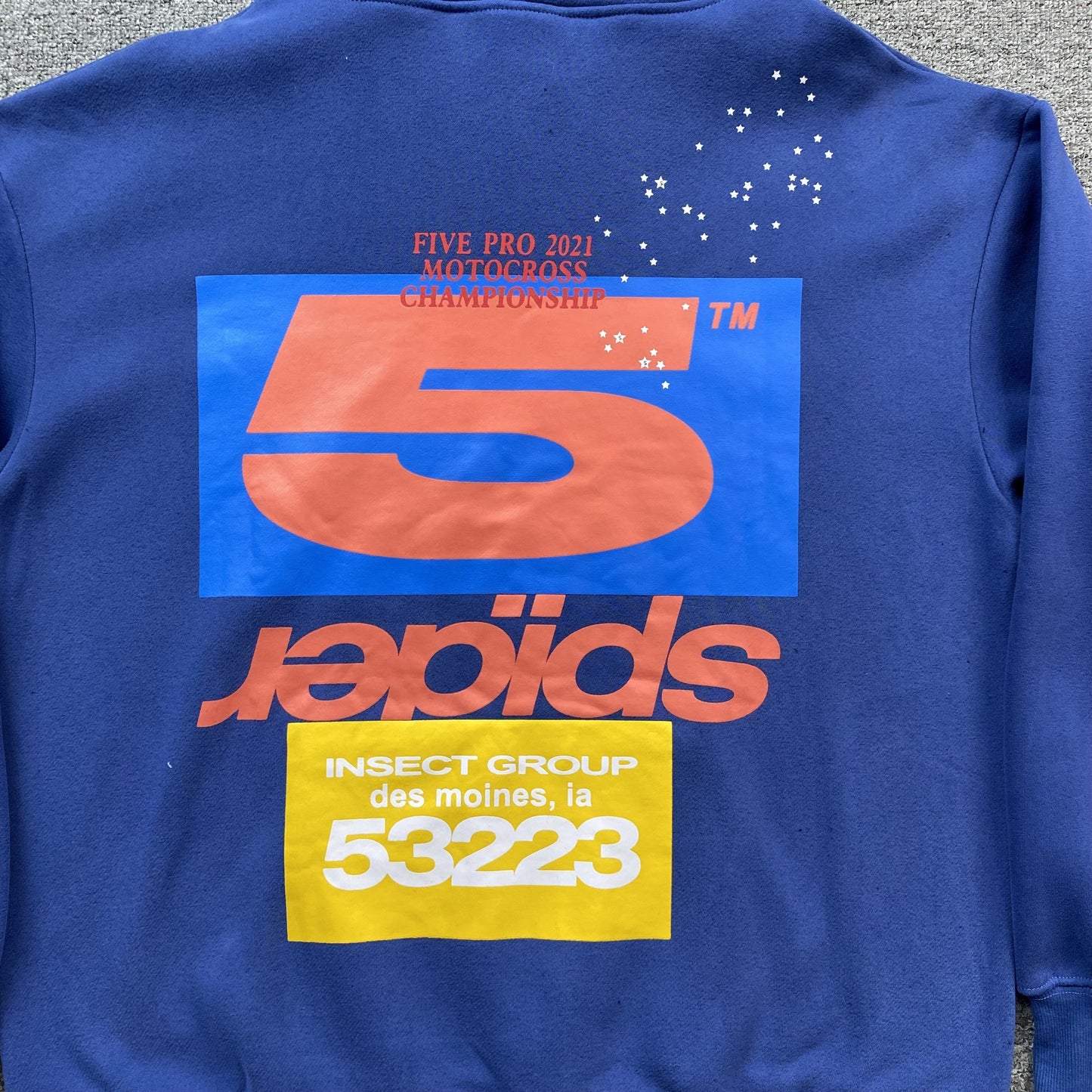 SP5DER ADULT HOODIE NAVY