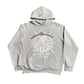 SP5DER ARACH NY PHOBIA HOODIE ASH GREY