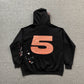 SP5DER NOCTURNAL HIGHWAY HOODIE BLACK