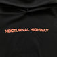 SP5DER NOCTURNAL HIGHWAY HOODIE BLACK