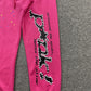 SP5DER P*NK SWEATPANTS PINK