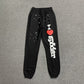 SP5DER SOUVENIR SP5 SWEATPANTS BLACK