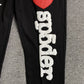 SP5DER SOUVENIR SP5 SWEATPANTS BLACK