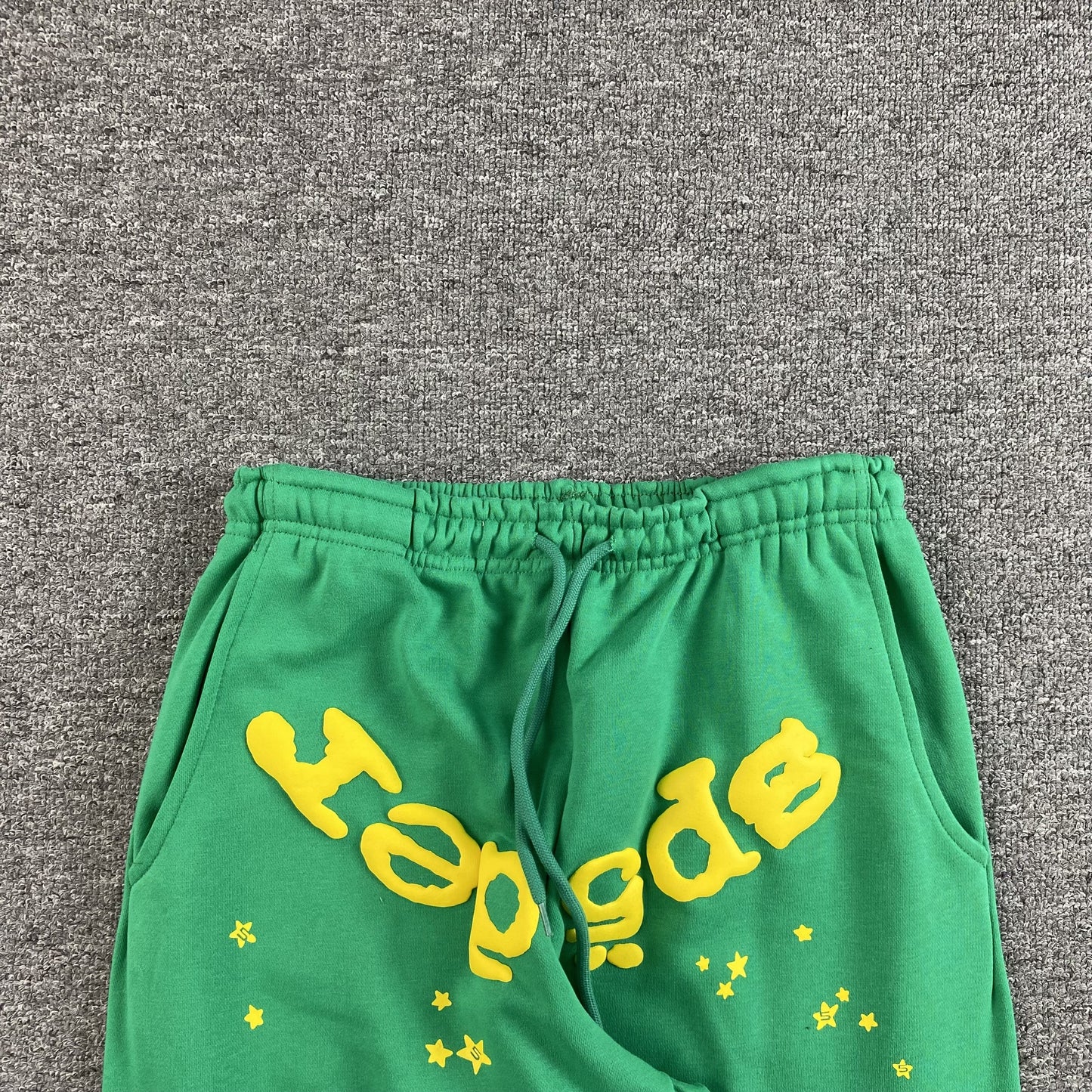 SP5DER STAR OG WEB V2 SWEATPANTS SLIME GREEN