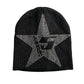 SP5DER STAR RHINESTONE SKULLY BLACK