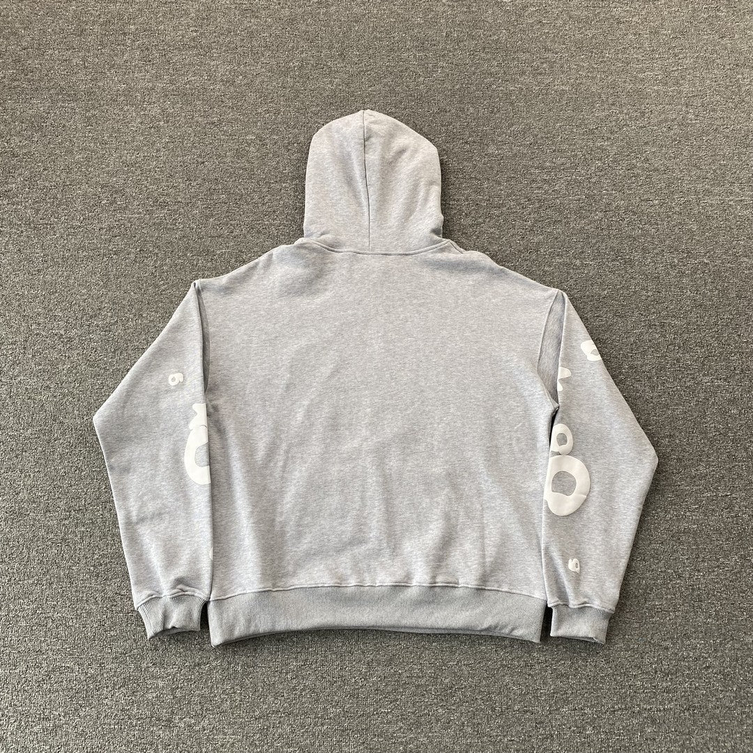 SP5DER BELUGA HOODIE HEATHER GREY