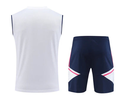 Kit de Treino Regata Arsenal 23/24 - Branco e Rosa