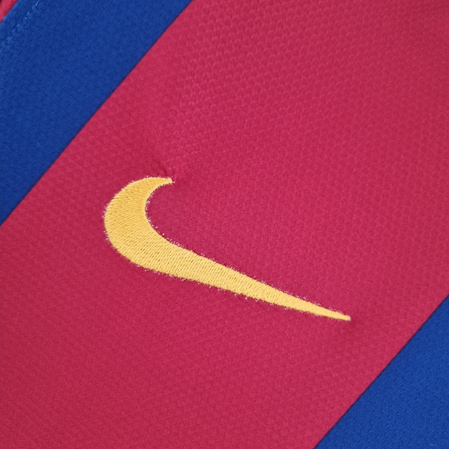 Retro Barcelona Long Sleeve 10/11UEFA Champions League Home