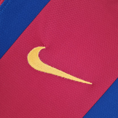 Retro Barcelona Long Sleeve 10/11UEFA Champions League Home