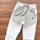 NIKE TECH FLEECE PANTS x WHITE/GREY