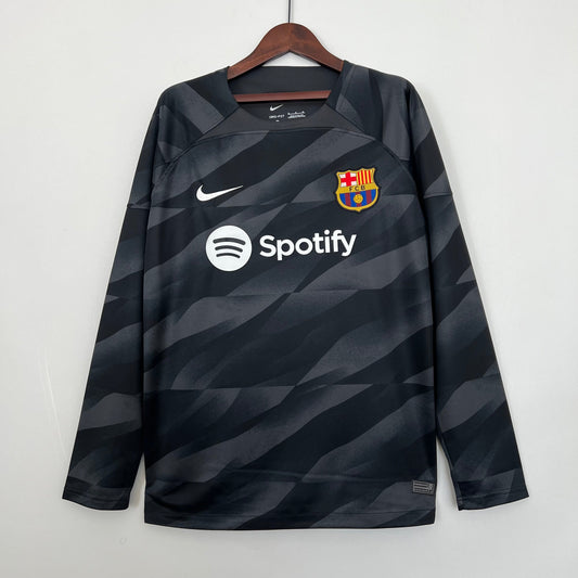 23/24 Goalkeeper Long Sleeve Barcelona Black