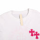 CHROME HEARTS HORSE SHOE LOGO T-SHIRT WHITE PINK
