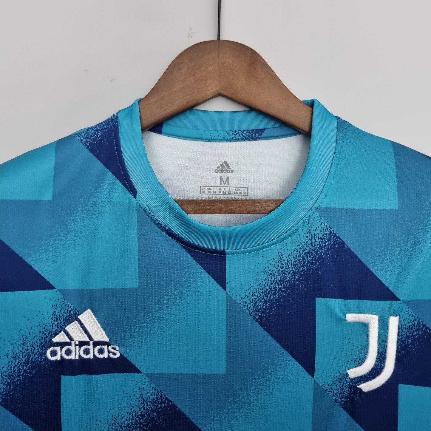 22/23 Juventus Training Suit Blue Padrão Geométrico