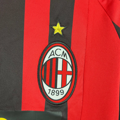 Retro Manga comprida AC Milan 07/08 Home