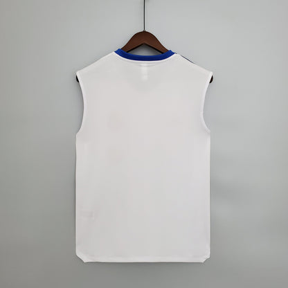 21/22 Real Madrid Vest Training Suit White