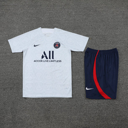 Kit de Treino PSG 23/24 - Branco e Azul