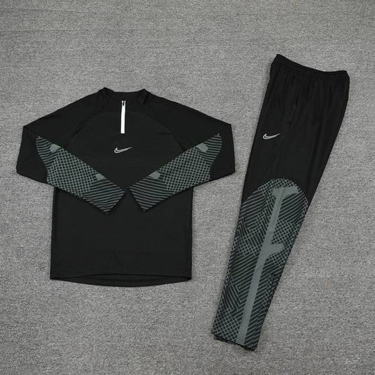 Conjunto Treino Nike Preto x Cinza Dri Fit