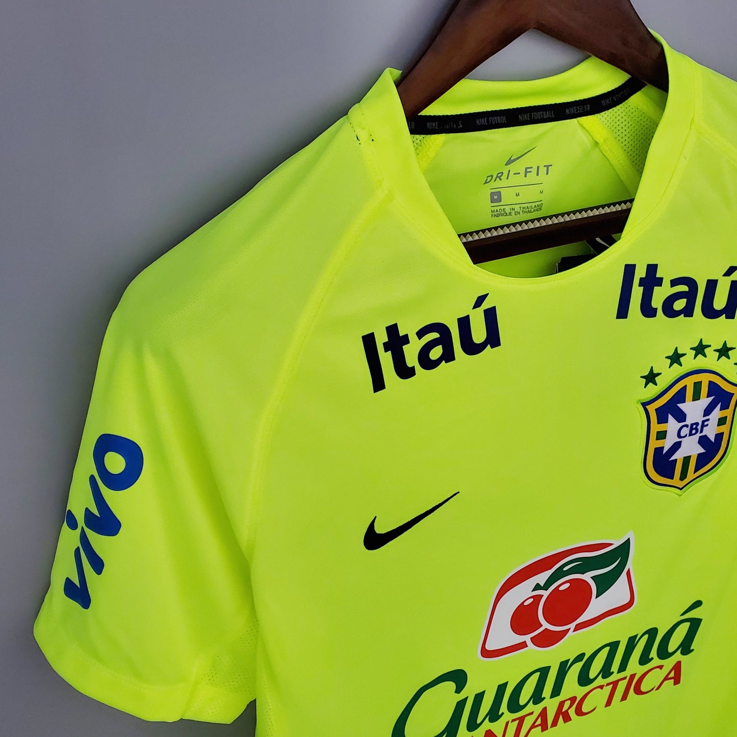 Brasil Traje de Treino Verde Fluorescente