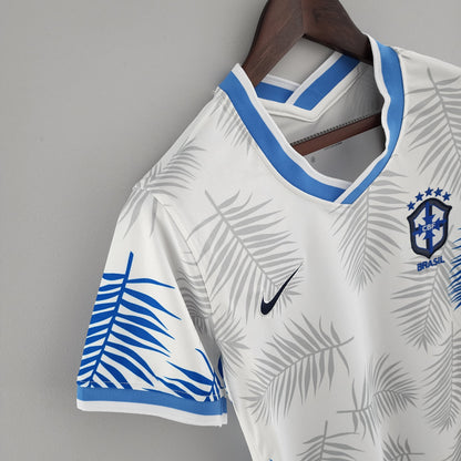 2022 Brasil Feminino Branco Clássico