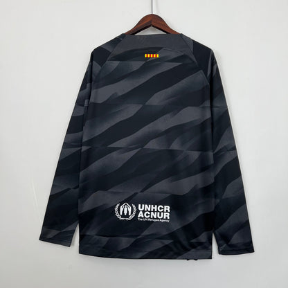 23/24 Goalkeeper Long Sleeve Barcelona Black