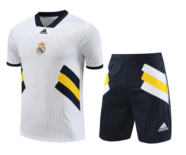 Kit de Treino Real Madrid 23/24 - Branco e Azul